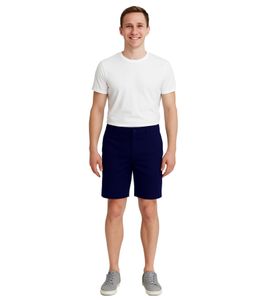Bermudas casuales Peterson para hombre, pantalones chinos con shorts de lino y algodón, 20504682 194013, azul oscuro Bermudas casuales Peterson para hombre, pantalones chinos con shorts de lino y algodón, 20504682 194013, azul oscuro