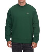 Sweat Lacoste Homme avec Logo Brodé, Pull Basique, Pull Moderne en Coton, Chemise Manches Longues SH9608 00, Gris ou Vert