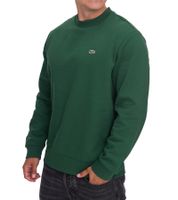 Sweat Lacoste Homme avec Logo Brodé, Pull Basique, Pull Moderne en Coton, Chemise Manches Longues SH9608 00, Gris ou Vert