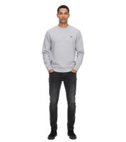 Sweat Lacoste Homme avec Logo Brodé, Pull Basique, Pull Moderne en Coton, Chemise Manches Longues SH9608 00, Gris ou Vert