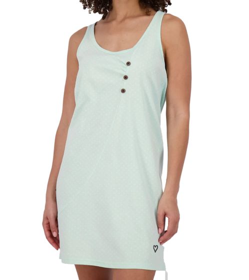 Robe courte femme ALIFE AND KICKIN CamyAK B, robe en coton à pois, robe d'été, 54009000, bleu aqua