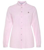 Blusa da donna DELMAO in cotone con volant applicati 27264507 Rosa/Bianco