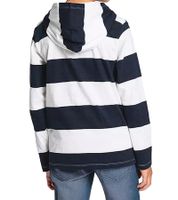 Felpa con cappuccio in cotone per bambini DELMAO, felpa a maniche lunghe, 59340352, blu/bianco