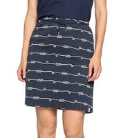 Minigonna da donna DELMAO, gonna estiva sostenibile in puro cotone, 60074927 Blu scuro