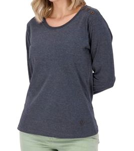 Sweat-shirt femme ALIFE AND KICKIN MaddieAK B, pull en coton, manches longues, 36132436, gris/bleu