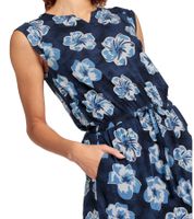 Abito lungo da donna BOYSEN'S con stampa floreale all-over, abito in jersey senza maniche 95560104 Blu scuro