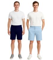 CASUAL FRIDAY Pantaloni chino casual da uomo Peterson Bermuda con shorts in lino e cotone 20504682 in blu scuro o azzurro