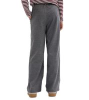 Kinder Hose für Mädchen mit weitem Bein Stoff-Hose Alltags-Hose 924164 Grau