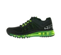 Zapatillas NIKE Air Max 2013 para niños y niñas con amortiguación de aire (555426-003, negro/verde)