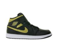 NIKE Air Jordan 1 Low Zapatillas bajas de piel auténtica para hombre DQ8426-071 Negro/Dorado