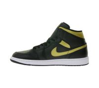 NIKE Air Jordan 1 Low Zapatillas bajas de piel auténtica para hombre DQ8426-071 Negro/Dorado