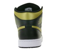 NIKE Air Jordan 1 Low Zapatillas bajas de piel auténtica para hombre DQ8426-071 Negro/Dorado