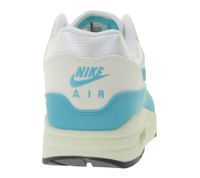 NIKE Air Max 1 Women's Genuine Leather Low-Top Sneakers DZ2628-107 White/Turquoise
