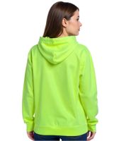 ZEGY Damen Hoodie schlichter Kapuzen-Pullover mit Kängurutasche Sweater 1080 Neon-Gelb ZEGY Damen Hoodie schlichter Kapuzen-Pullover mit Kängurutasche Sweater 1080 Neon-Gelb