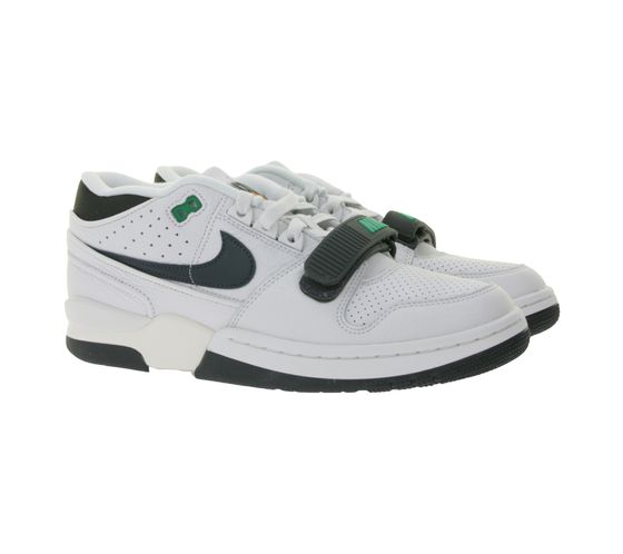 NIKE Alpha Force 88 Herren Basketball-Sneaker Echtleder Turnschuhe im Retro-Look DZ4627-001 Weiß/Schwarz