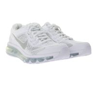 NIKE Air Max 2013 Herren Sneaker Mesh-Turnschuhe mit Air-Dämpfung HF4884-100 Weiß/Silber