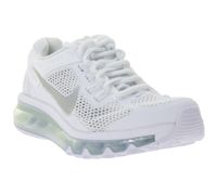 NIKE Air Max 2013 Herren Sneaker Mesh-Turnschuhe mit Air-Dämpfung HF4884-100 Weiß/Silber
