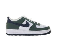 NIKE Air Force 1 Kids' Sneakers for Girls and Boys, Genuine Leather Mid-Top Sneakers, HF5178-300, White/Green/Blue