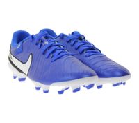 Scarpe da calcio NIKE Phantom Academy FG/MG con soletta ammortizzata o imbottita, tacchetti, turchese, blu scuro o bianco/nero
