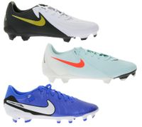 Scarpe da calcio NIKE Phantom Academy FG/MG con soletta ammortizzata o imbottita, tacchetti, turchese, blu scuro o bianco/nero