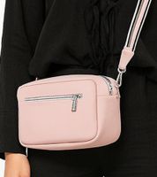 Borsa da donna WOWZILLA con pratici scomparti, borsa a tracolla, borsa da sera alla moda, rosa