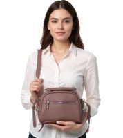 Borsa da donna WOWZILLA con pratici scomparti, borsa a tracolla, borsa da sera alla moda, rosa