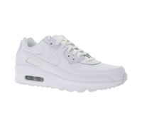 NIKE Air Max 90 Kids' Sneakers for Girls and Boys with Air Cushioning and Genuine Leather HF6358-102 White/Silver