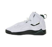 NIKE JORDAN True Flight Kids' Sneakers, Girls' and Boys' Genuine Leather Mid-Top Basketball Shoes, 343795-133 White