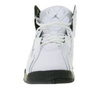 NIKE JORDAN True Flight Kids' Sneakers, Girls' and Boys' Genuine Leather Mid-Top Basketball Shoes, 343795-133 White