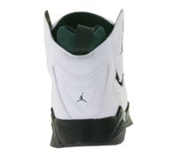 NIKE JORDAN True Flight Kids' Sneakers, Girls' and Boys' Genuine Leather Mid-Top Basketball Shoes, 343795-133 White