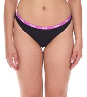 Confezione da 9 slip perizoma da donna PUMA, set intimo, slip in cotone, 701224757 001 Nero