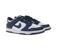 NIKE Dunk Low Sneakers per Bambini e Bambine, Scarpe Skater FB9109 116 Blu/Bianco