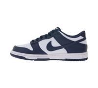 NIKE Dunk Low Sneakers per Bambini e Bambine, Scarpe Skater FB9109 116 Blu/Bianco