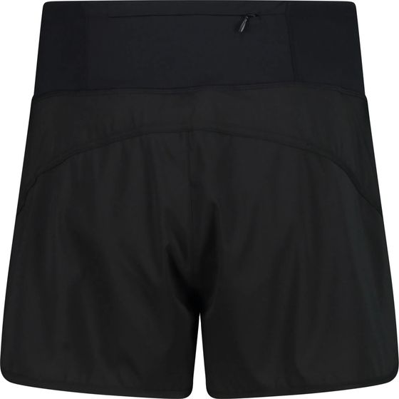 CMP Campagnolo Trail 2-In-1 Damen Sport-Shorts mit Dry-Function Lauf-Hose Schwarz