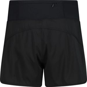 CMP Campagnolo Trail 2-In-1 Damen Sport-Shorts mit Dry-Function Lauf-Hose Schwarz