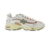 Zapatillas New Balance 1000 de piel auténtica, retro, para mujer y hombre, con amortiguación ABZORB M1000CB Blanco/Beige/Rojo