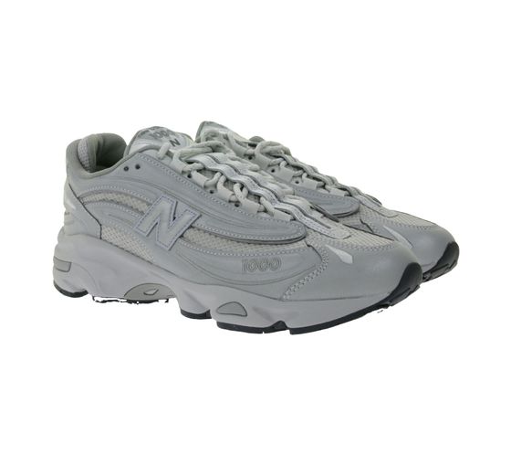 New Balance 1000 Sneaker reflektierende Damen und Herren Retro Schuhe mit ABZORB Dämpfung M1000TE Silber