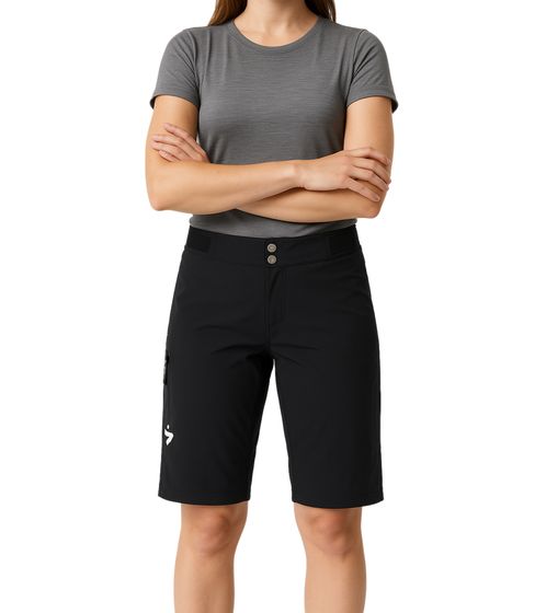 Sweet Protection Damen Fahrrad-Shorts mit kleine Belüftungslöchern Sport-Shorts Hunter Light 828094-99901 Schwarz