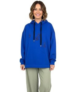 ZEGY Women's Hoodie with Bird Decorations Cotton Pullover Sweater 1074 Blue ZEGY Women's Hoodie with Bird Decorations Cotton Pullover Sweater 1074 Blue
