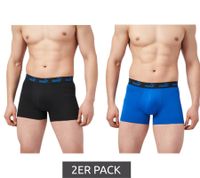 Pack de 2 calzoncillos bóxer básicos PUMA Everyday para hombre, de algodón, 701232894 007, azul/negro
