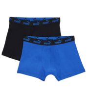 Pack de 2 calzoncillos bóxer básicos PUMA Everyday para hombre, de algodón, 701232894 007, azul/negro