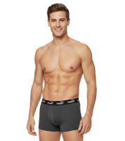 Confezione da 2 boxer PUMA Everyday Basic da uomo, boxer in cotone, 701232894 004 grigio/verde