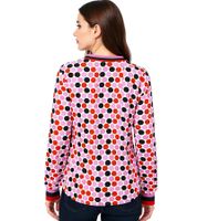 Chemise d'été à pois pour femme ZWILLINGSHERZ 31629-15 Rouge/Rose/Blanc