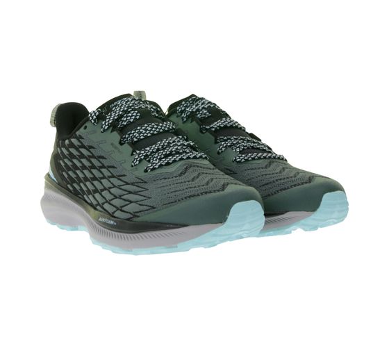 361° Tarako 3 Damen Sport-Schuhe mit QU!KFOAM Einlegesohlen wasserabweisender Lauf-Schuh 9mm Sprengung Y2255-7453 Grün/Schwarz