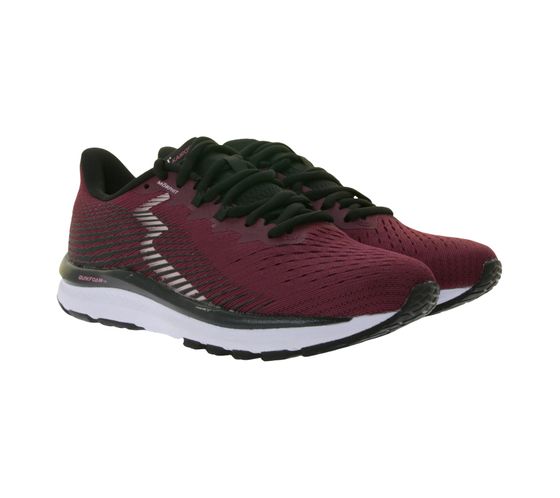 361° KAIROS Damen Lauf-Schuhe mit QU!KFOAM-Technologie Sport-Schuhe mit Ortholite-Sohle 8mm Sprengung Y2257-3209 Bordeaux-Rot/Schwarz