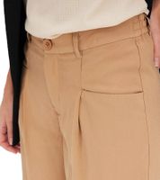 Damen Palazzo-Hose mit Bequembund Sommer-Hose 965699 Beige