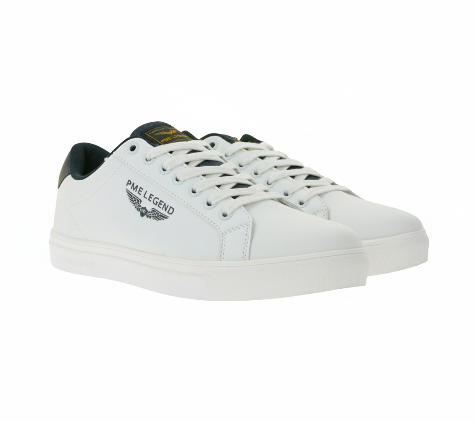 PME LEGEND Aerius Sneaker basse da uomo con Soletta interna in EVA rimovibile sneaker per tutti i giorni PBO220999-906 Bianco/Blu navy