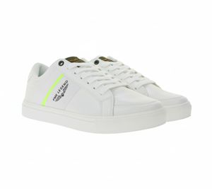 PME LEGEND Eclipse Men's Low-Top Sneakers with side textile overlays Everyday Sneakers, PBO2203270-905 White PME LEGEND Eclipse Men's Low-Top Sneakers with side textile overlays Everyday Sneakers, PBO2203270-905 White