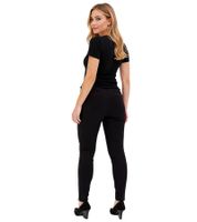 Damen Business-Hose schlichte Alltags-Hose Slim-Fit 974616 Schwarz