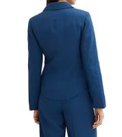 Chaqueta estilo camisa de mujer, chaqueta de otoño, chaqueta de negocios, abrigo corto 943635 Azul